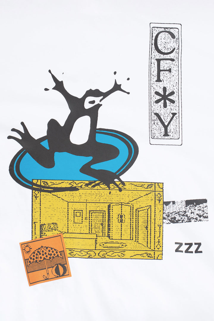 Candice - Frog Dreaming Tee - White