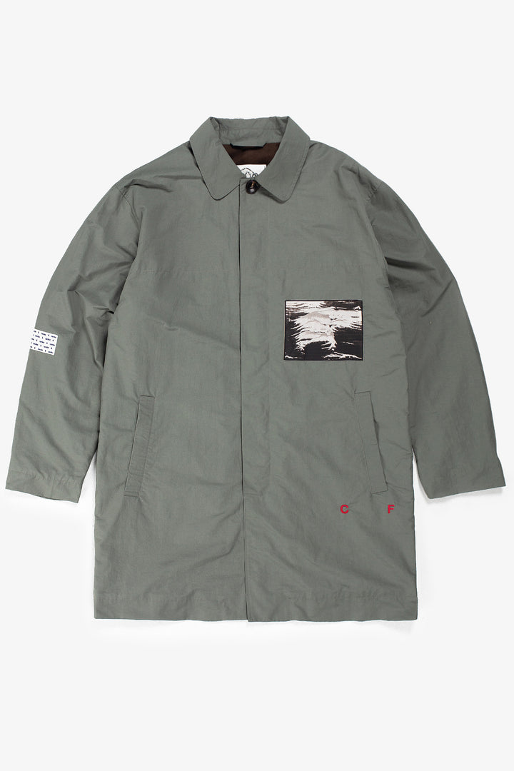 Candice - Clarke Patch Mac Coat - Sage