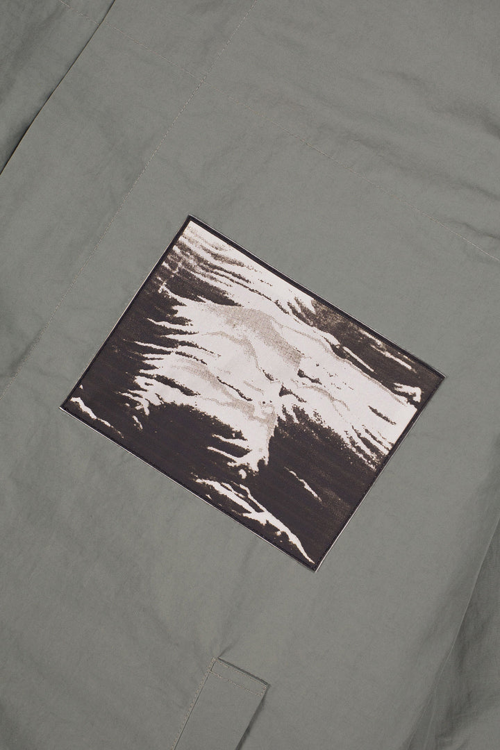 Candice - Clarke Patch Mac Coat - Sage