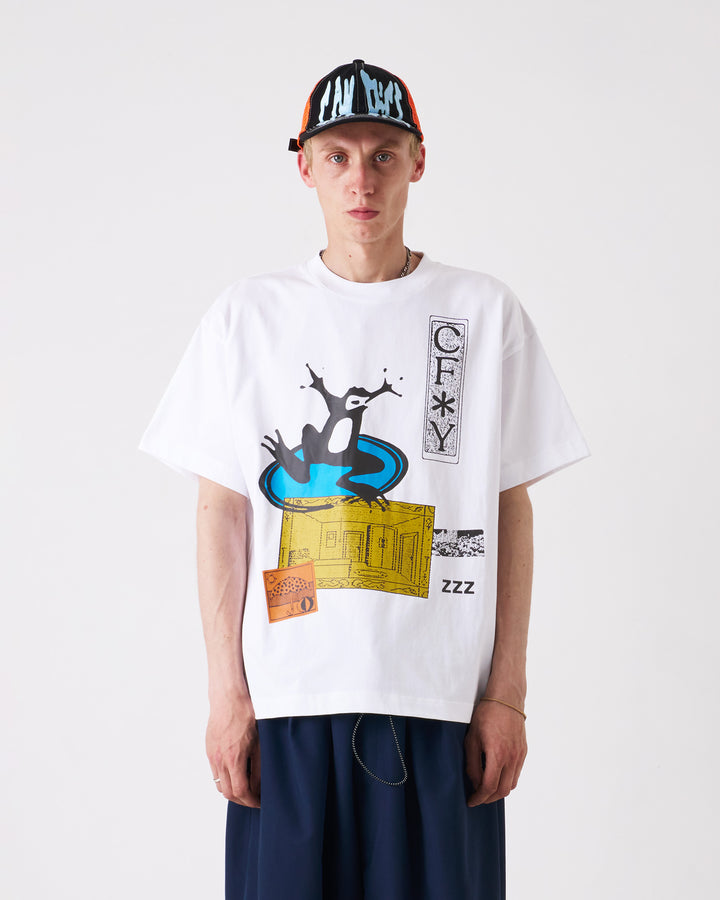 Candice - Frog Dreaming Tee - White