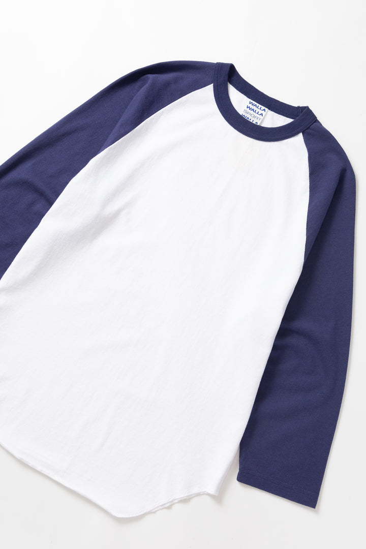 Walla Walla Sport - 2-Tone Baseball Tee - White/Navy
