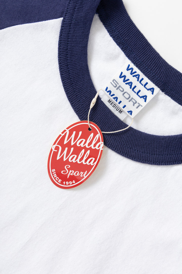 Walla Walla Sport - 2-Tone Baseball Tee - White/Navy