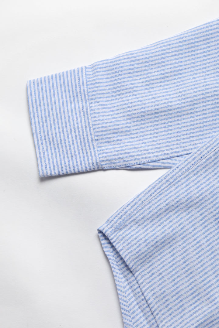 TRS - Striped Oxford Shirt - Blue
