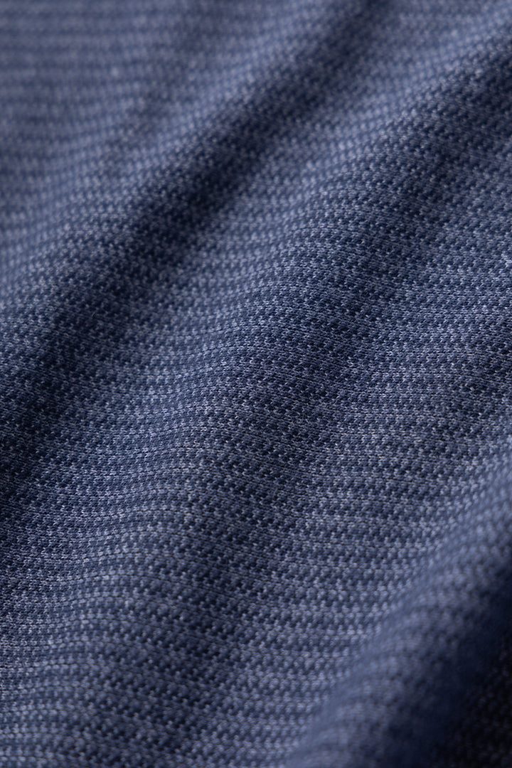 Walla Walla Sport - Jacquard Stripe Tee - Navy