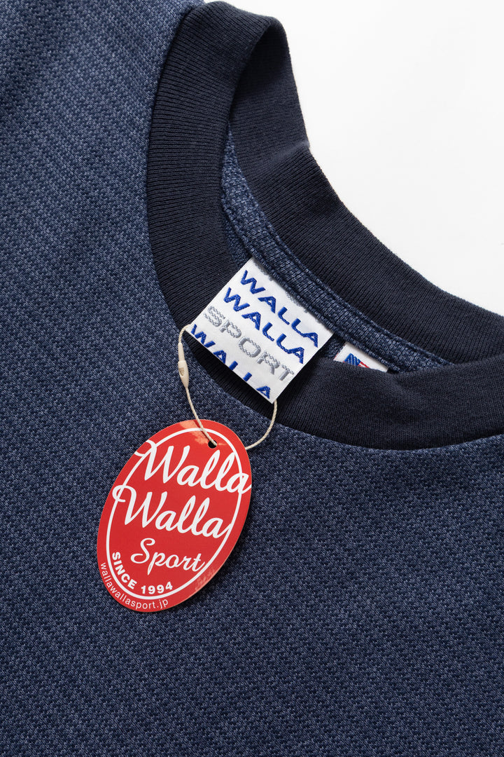 Walla Walla Sport - Jacquard Stripe Tee - Navy