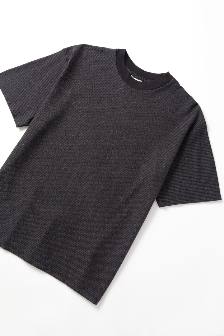 Walla Walla Sport - Jacquard Stripe Tee - Black