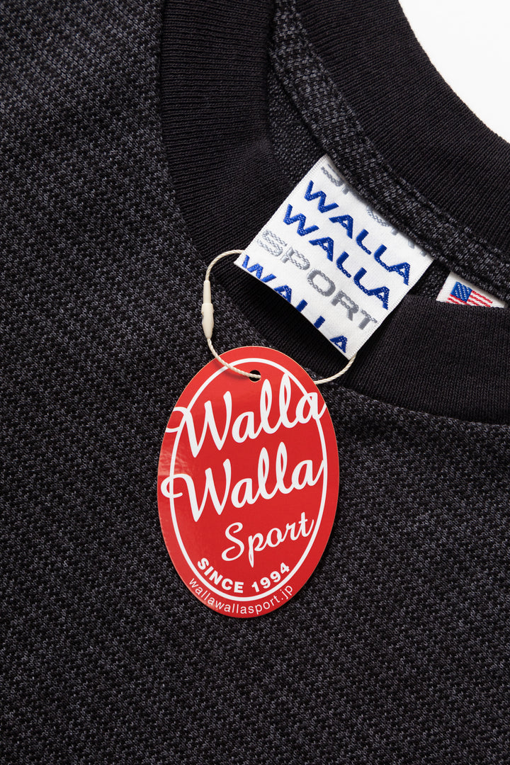 Walla Walla Sport - Jacquard Stripe Tee - Black