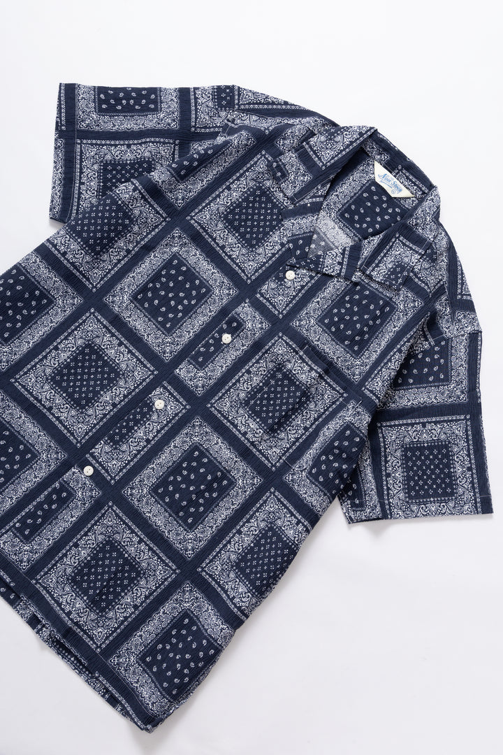 Non Stock MFG - Bandana Shirt - Navy