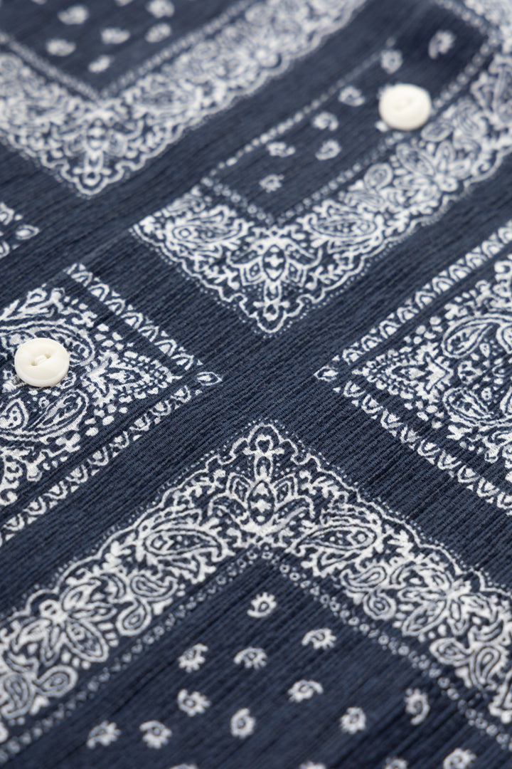 Non Stock MFG - Bandana Shirt - Navy