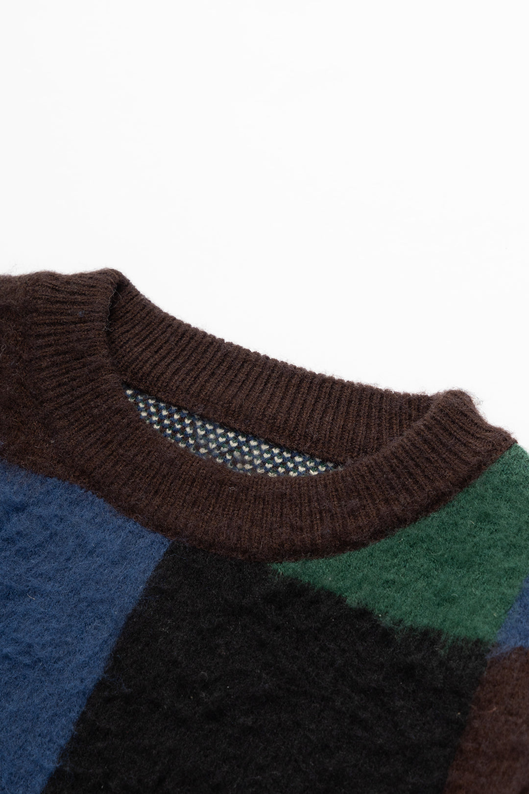 Blacksmith - Checkerboard Sweater - Brown