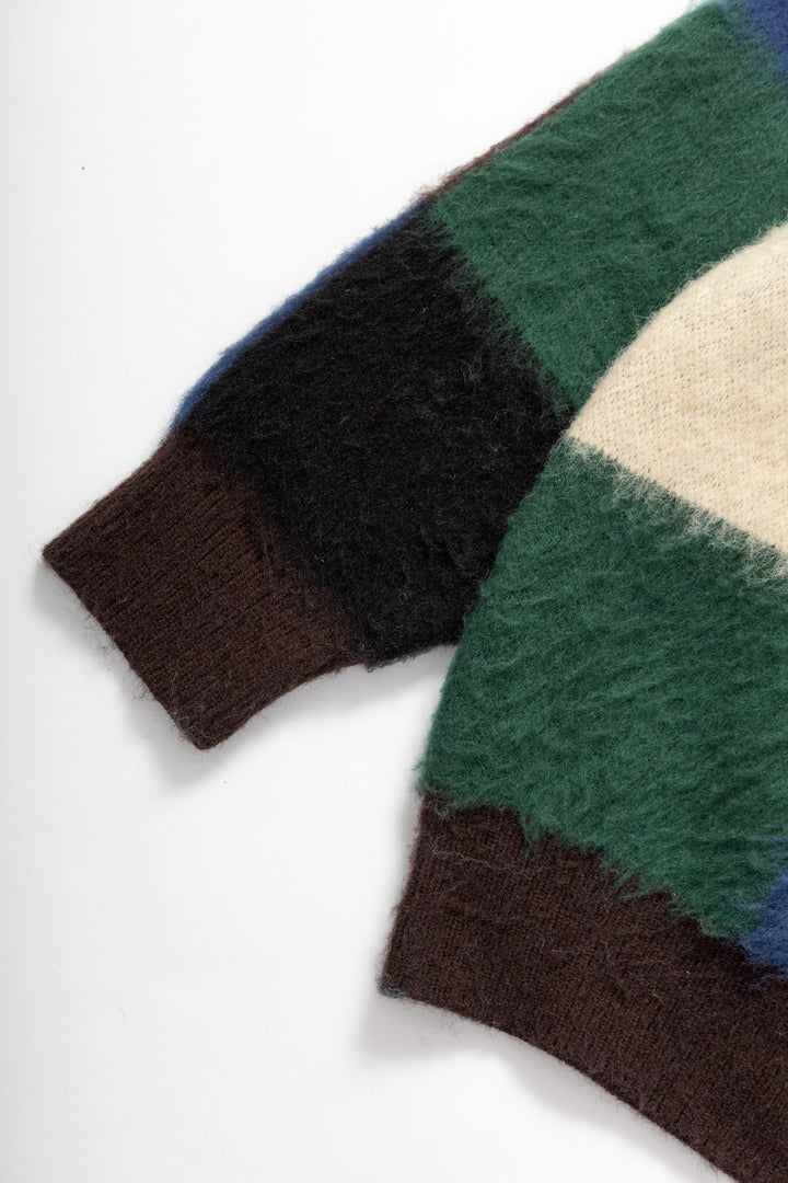 Blacksmith - Checkerboard Sweater - Brown