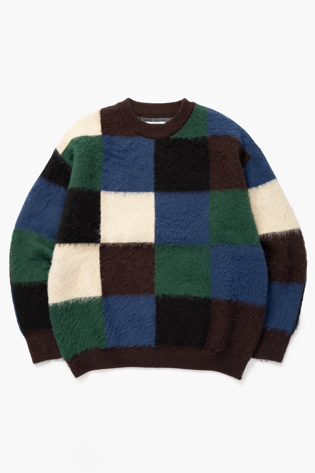 Blacksmith - Checkerboard Sweater - Brown