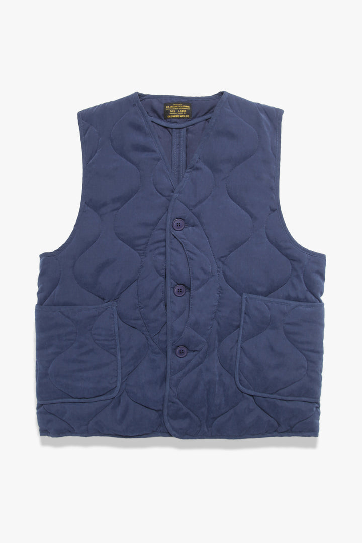 Okonkwo MFG - Quilted Liner Gilet - Blue