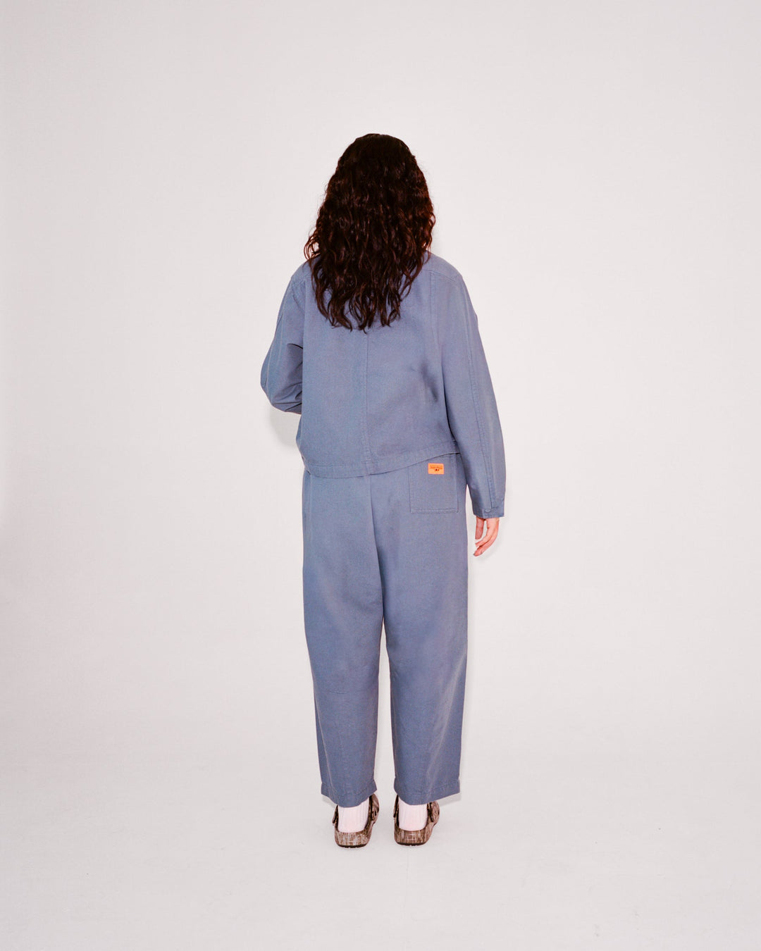 Service Works - Women's Cropped Work Jacket - Slate