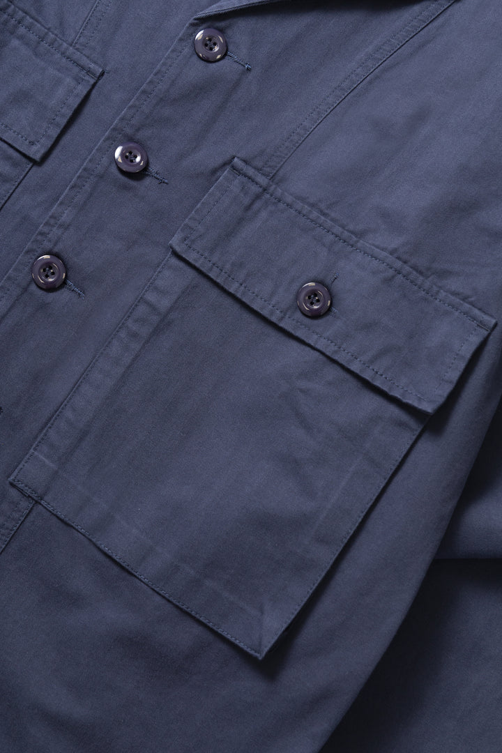 Okonkwo MFG - Cuban HBT Overshirt - Navy