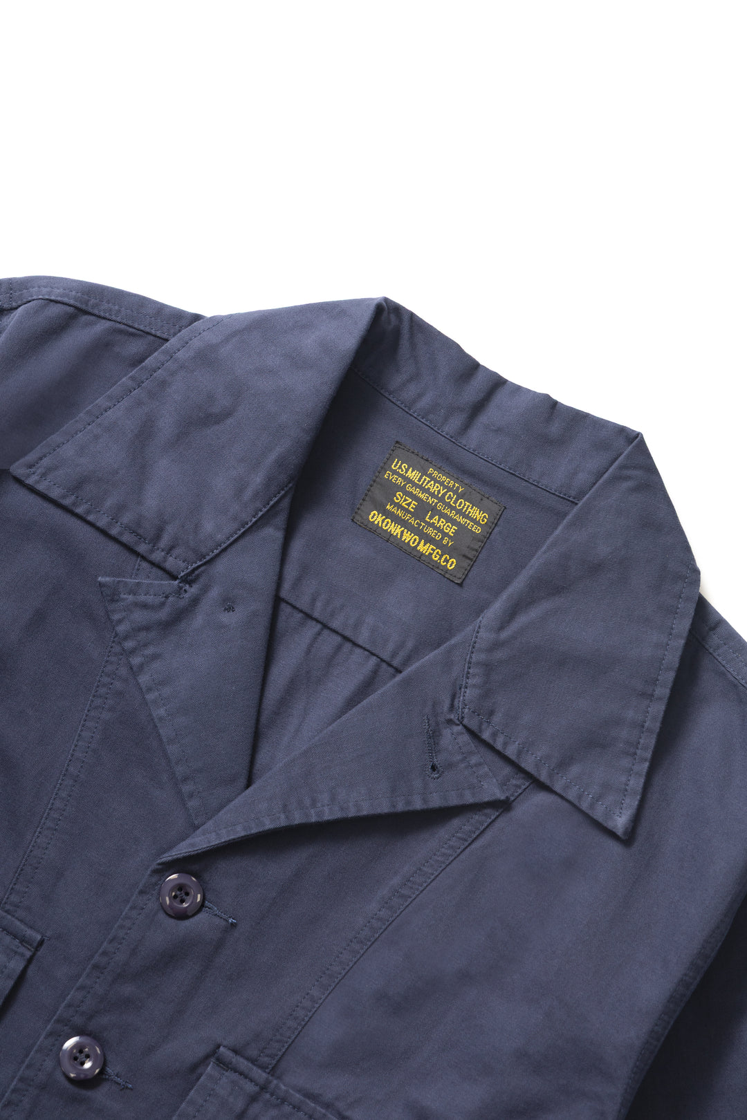 Okonkwo MFG - Cuban HBT Overshirt - Navy