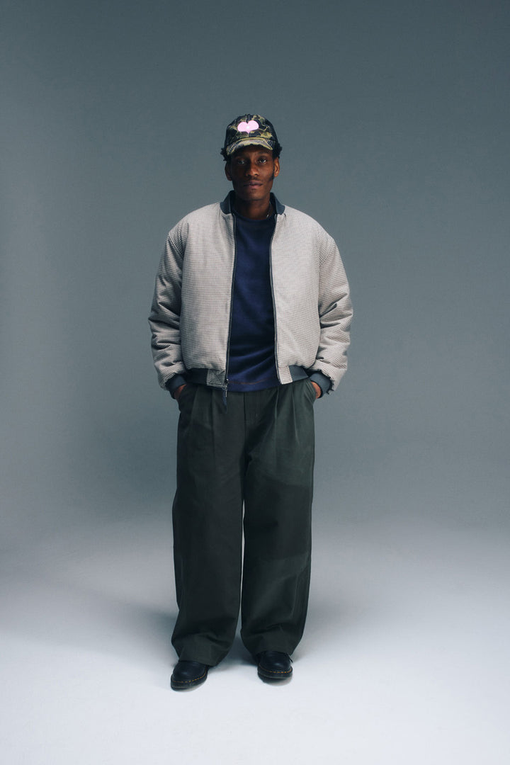 Candice - Panel Pants - Moss