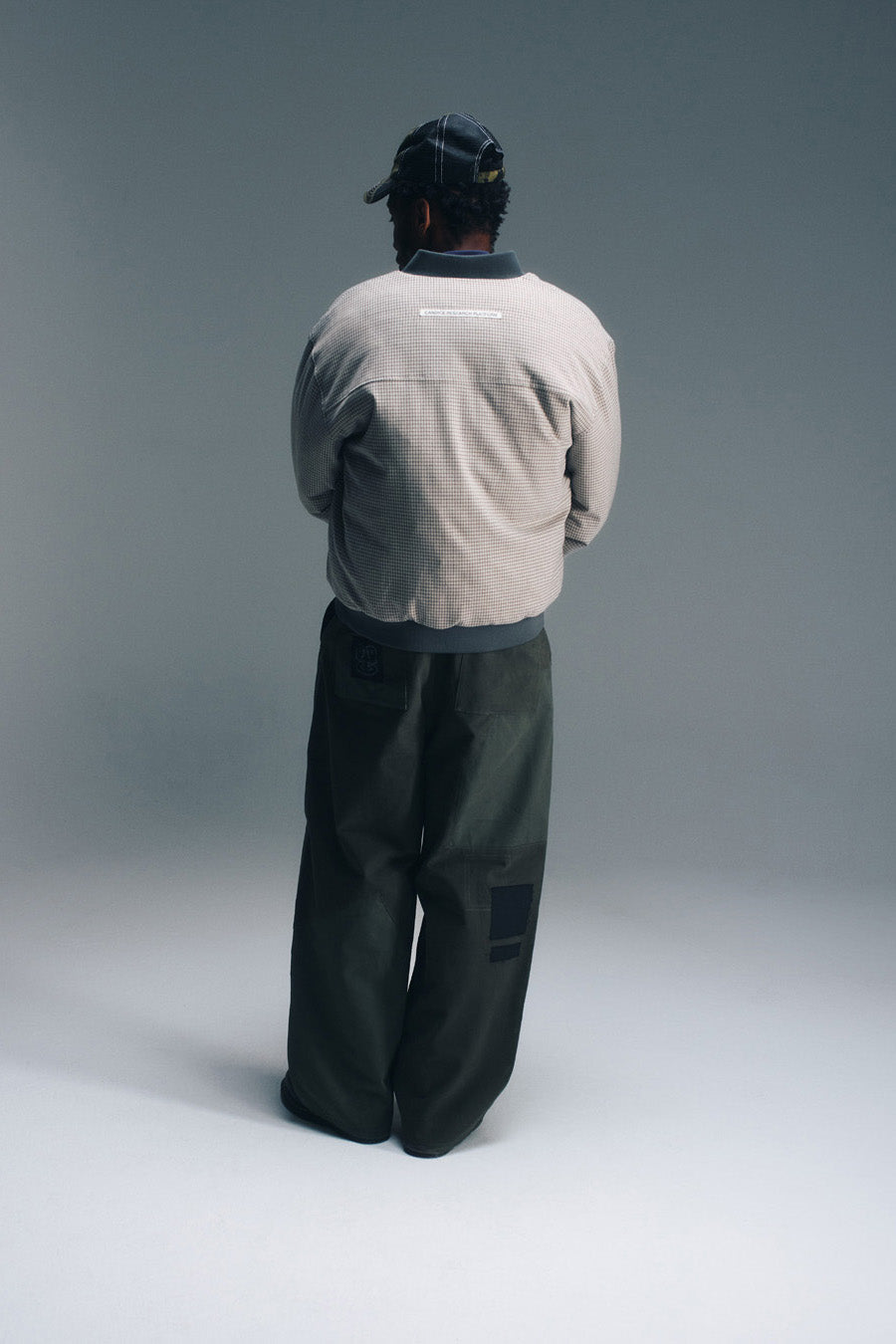 Candice - Panel Pants - Moss