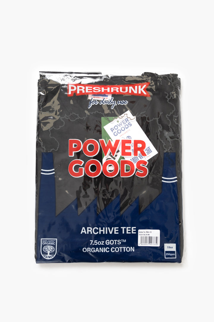 Power Goods - Archive T-Shirt - Black