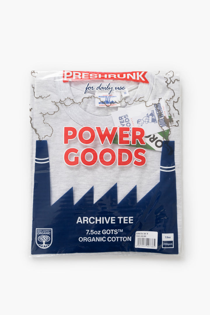Power Goods - Archive T-Shirt - Ash