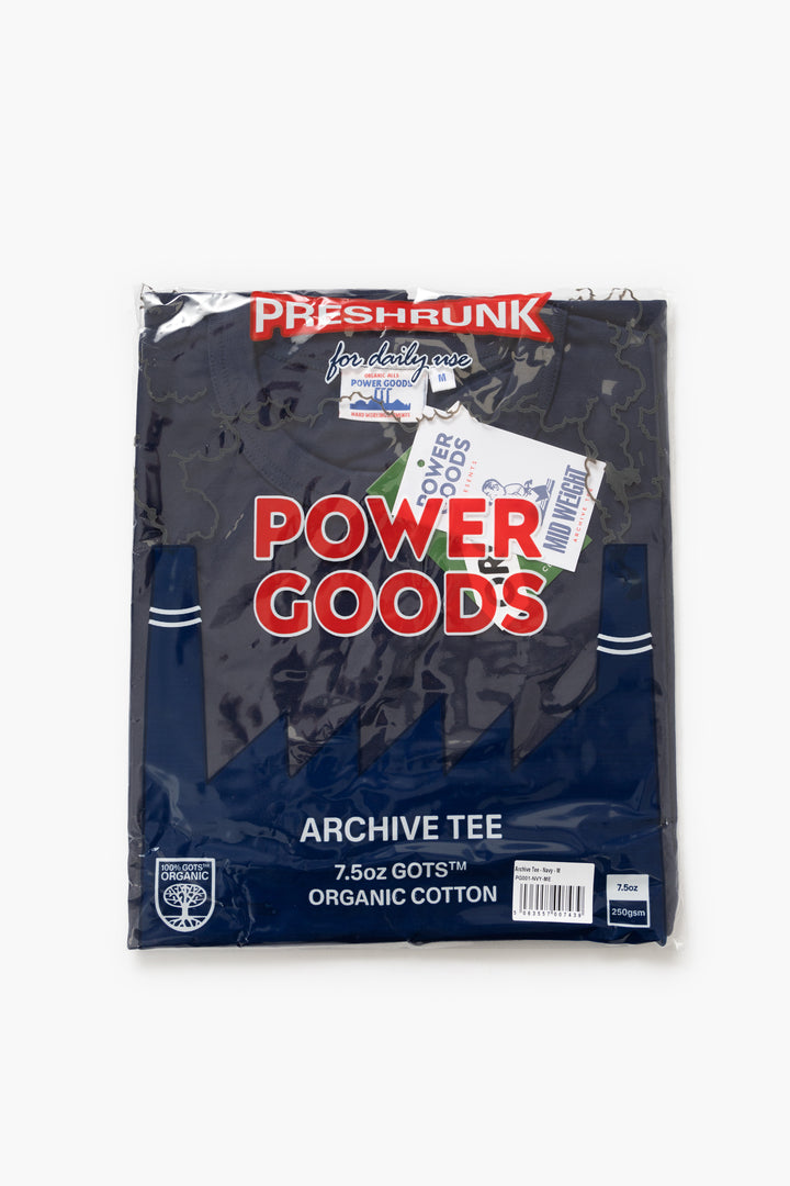 Power Goods - Archive T-Shirt - Navy
