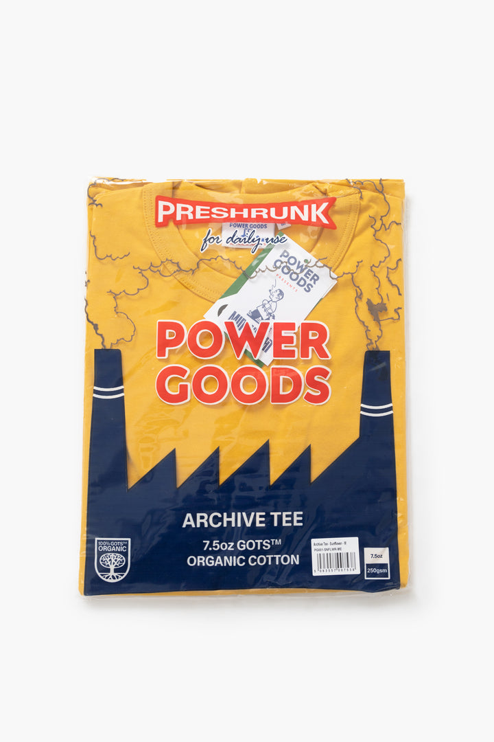 Power Goods - Archive T-Shirt - Sunflower