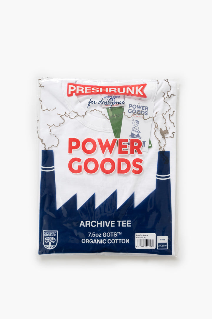 Power Goods - Archive T-Shirt - White