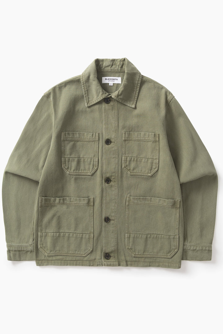 Blacksmith - Four Pocket Work Jacket - Olive