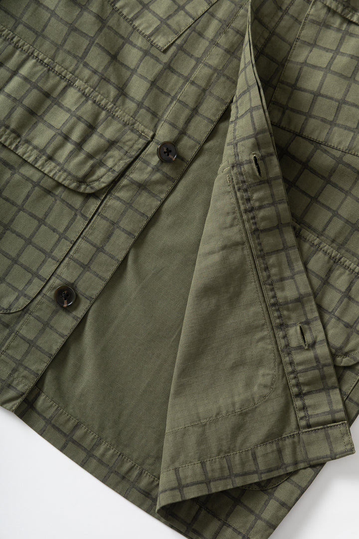 Blacksmith - Grid Jungle Jacket - Olive