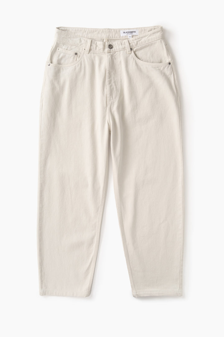 Blacksmith - Denim Five Pocket Jean - Ecru