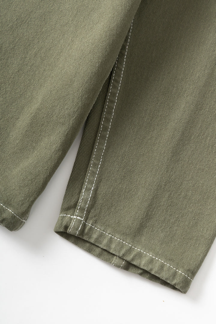 Blacksmith - Twill Two Button Popover - Olive