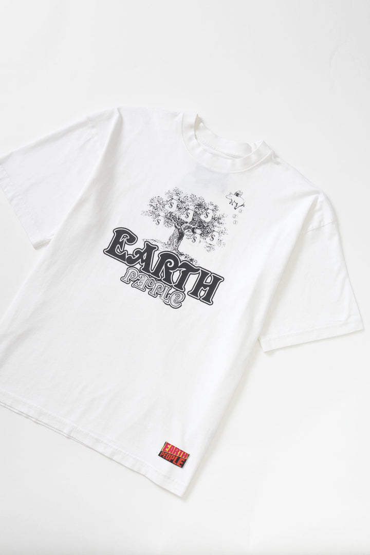 Earth People - Money Tree Tee - White
