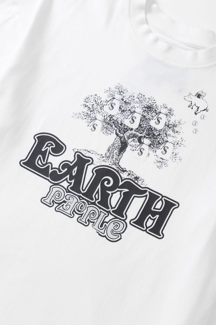 Earth People - Money Tree Tee - White