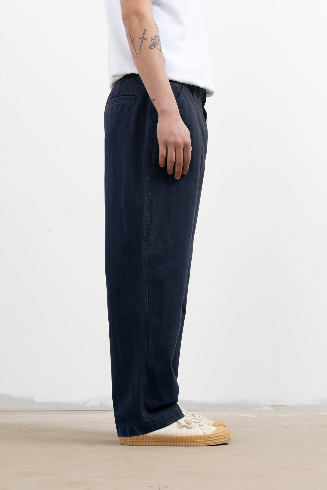 Blacksmith - Herringbone Work Pants - Navy
