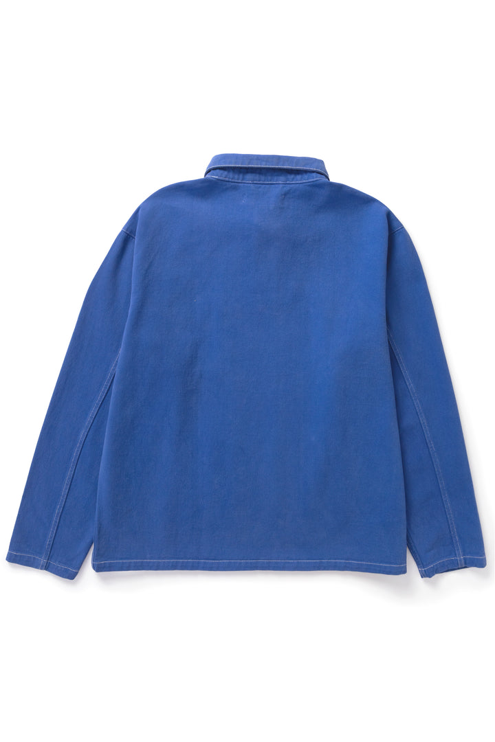 Blacksmith - Twill Two Button Popover - French Blue