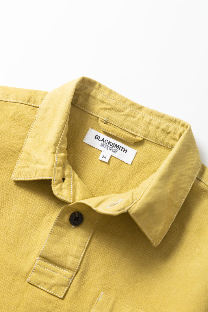 Blacksmith - Twill Two Button Popover - Chartreuse