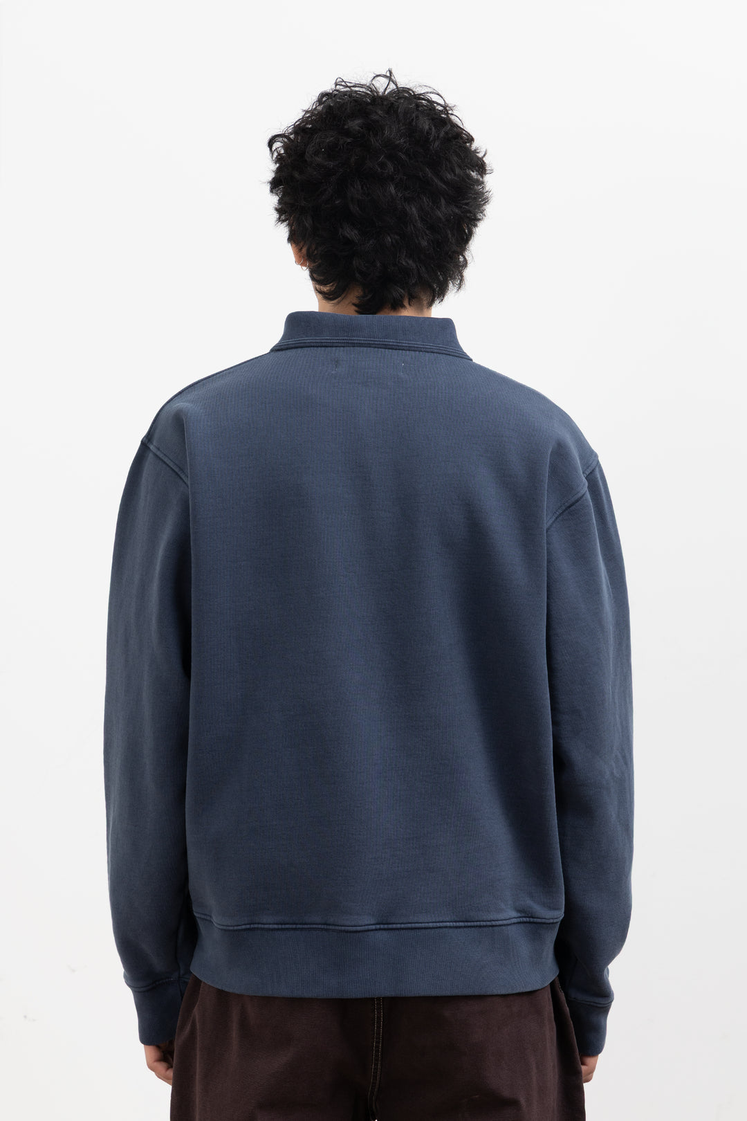 Blacksmith - Two Button Washed Rugby - Navy