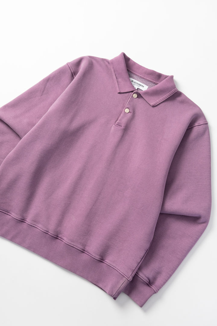 Blacksmith - Two Button Washed Rugby - Purple