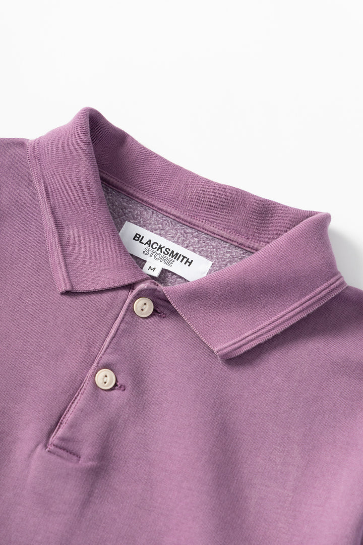 Blacksmith - Two Button Washed Rugby - Purple