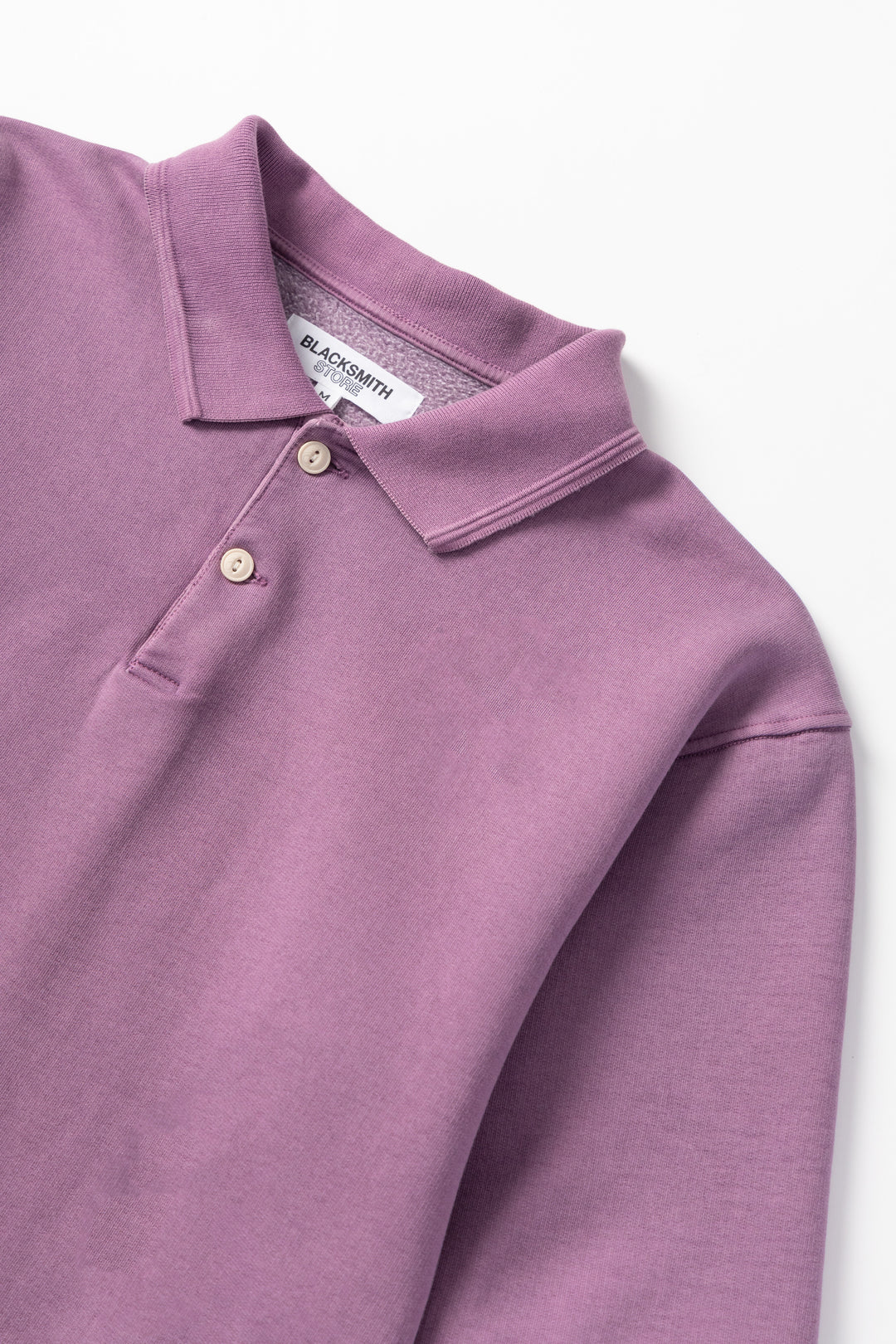 Blacksmith - Two Button Washed Rugby - Purple