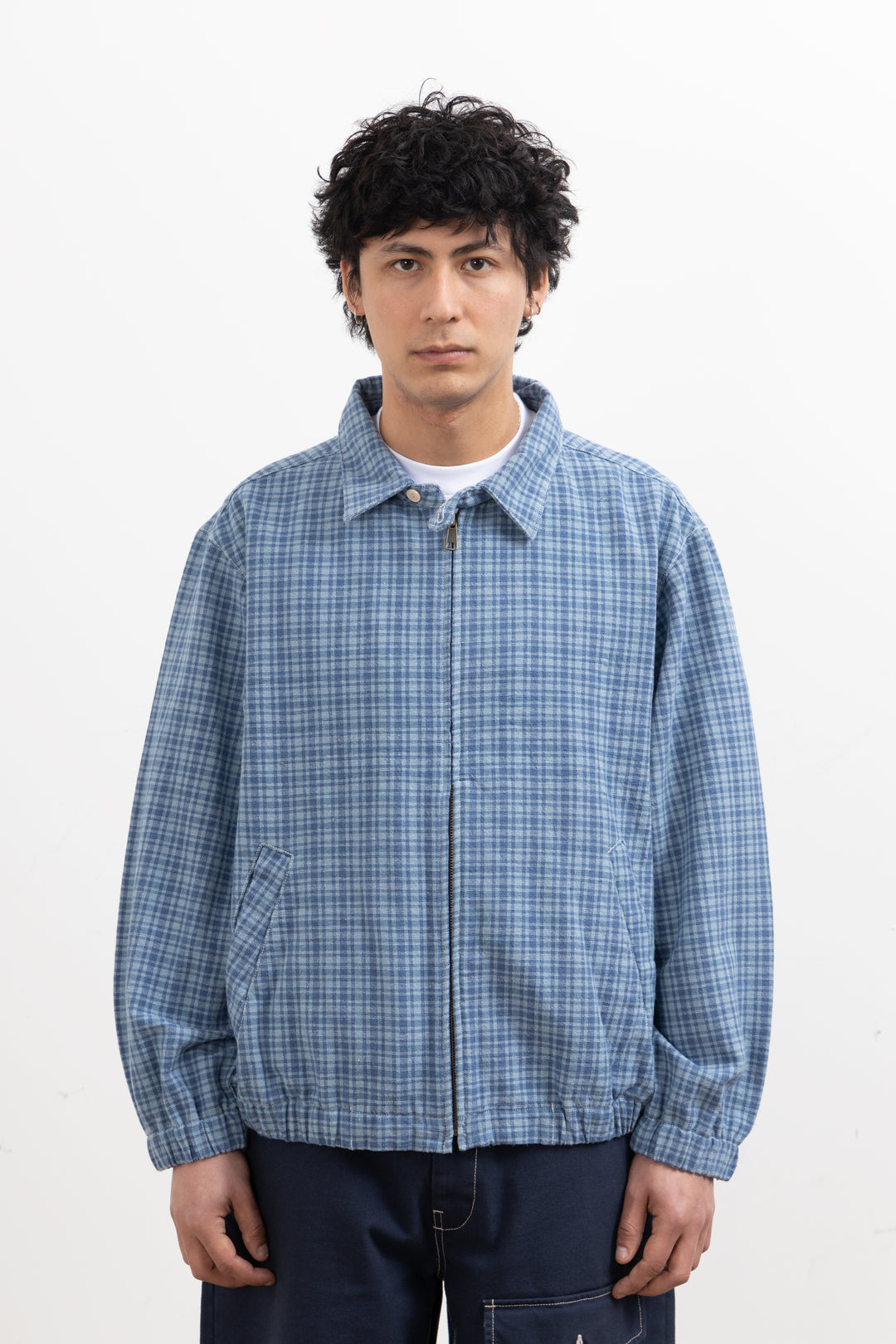 Blacksmith - Sports Harrington - Blue Check
