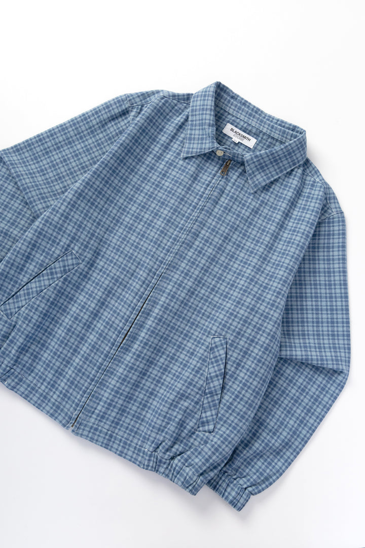Blacksmith - Sports Harrington - Blue Check