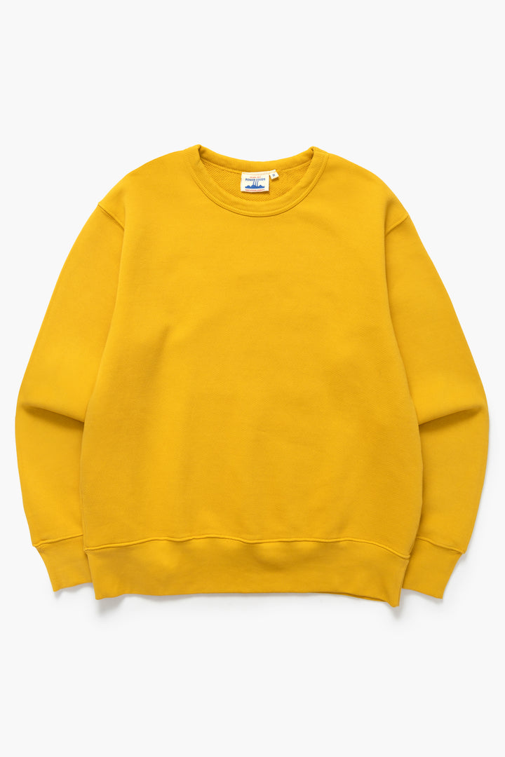 Power Goods - Loopback Crewneck - Sunflower
