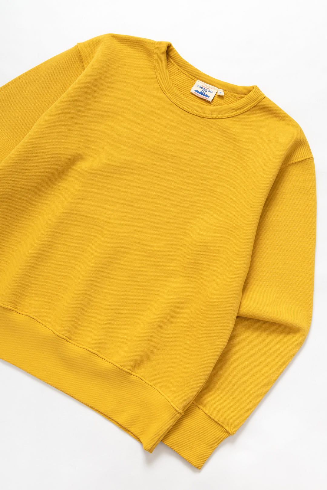 Power Goods - Loopback Crewneck - Sunflower