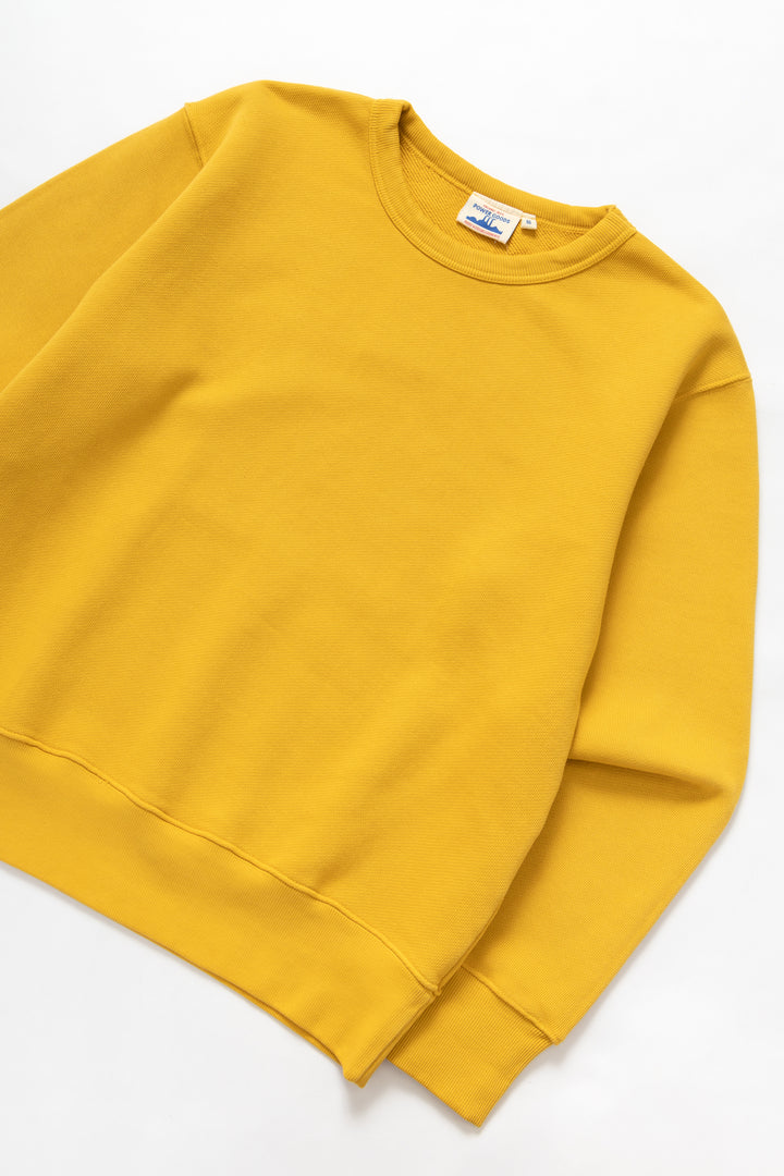 Power Goods - Loopback Crewneck - Sunflower