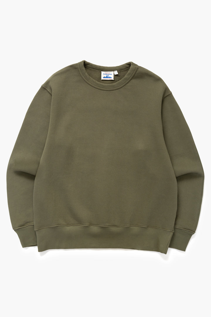 Power Goods - Loopback Crewneck - Olive