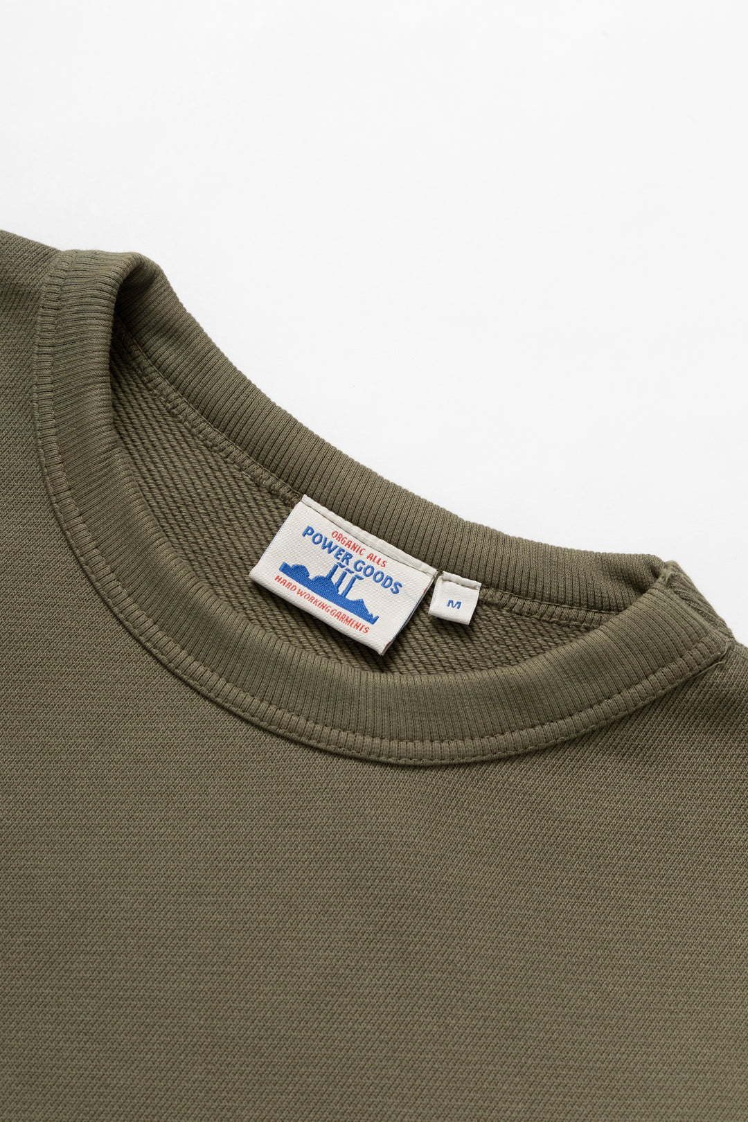 Power Goods - Loopback Crewneck - Olive
