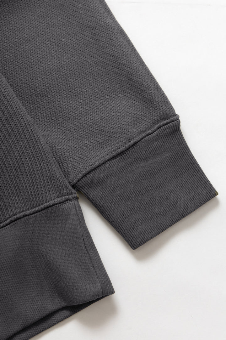 Power Goods - Loopback Crewneck - Washed Black