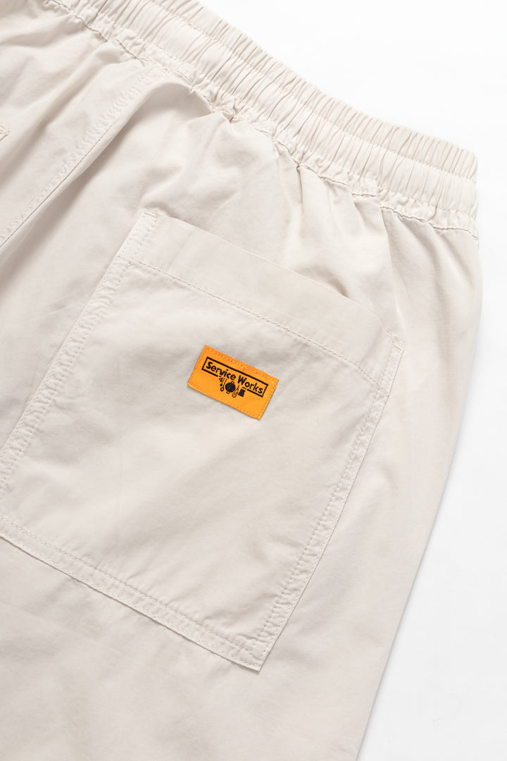 Service Works - Poplin Chef Shorts - Salt