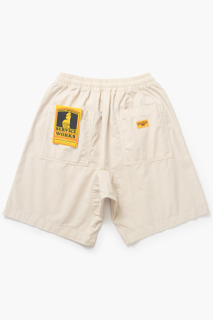 Service Works - Poplin Chef Shorts - White Oak